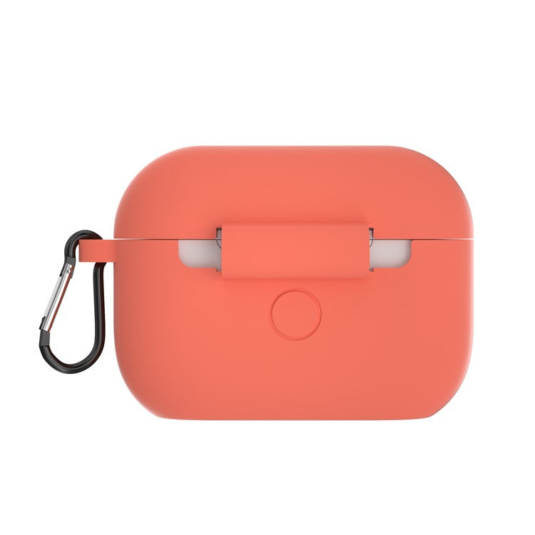 For Apple AirPods Pro Silicone Case with Buckle - Orange