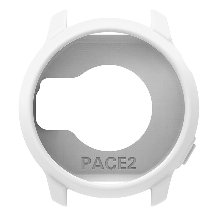 For Coros Pace 2 Watch Case Cover Shockproof Soft Silicone Protective Cover - White