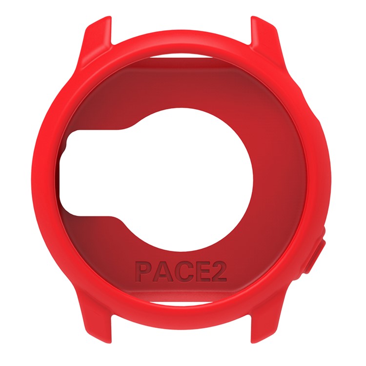 For Coros Pace 2 Watch Case Cover Shockproof Soft Silicone Protective Cover - Red