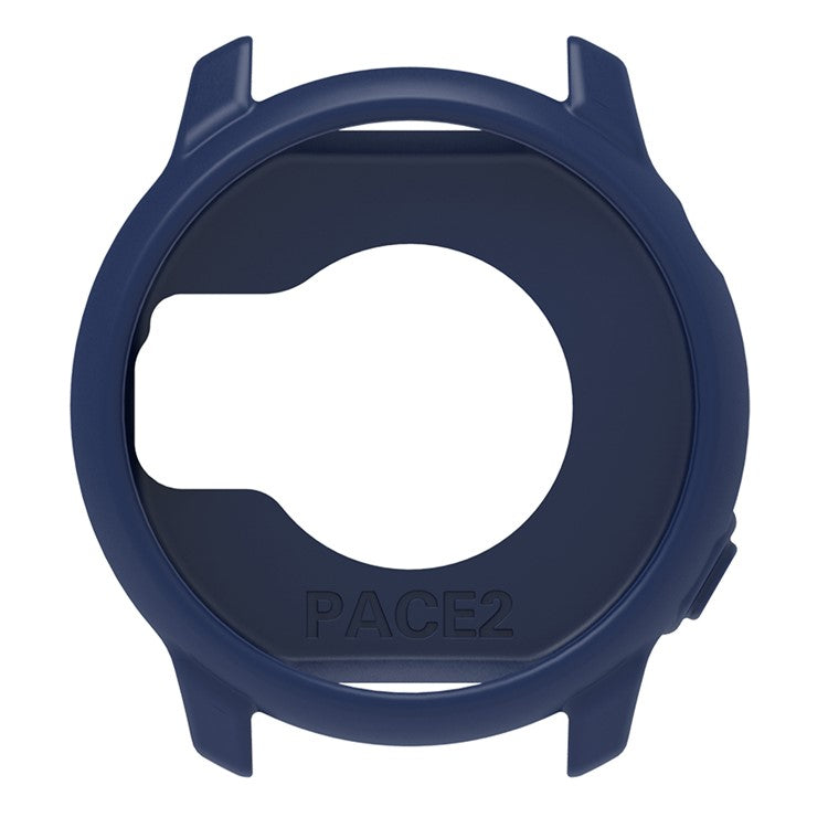 For Coros Pace 2 Watch Case Cover Shockproof Soft Silicone Protective Cover - Navy Blue