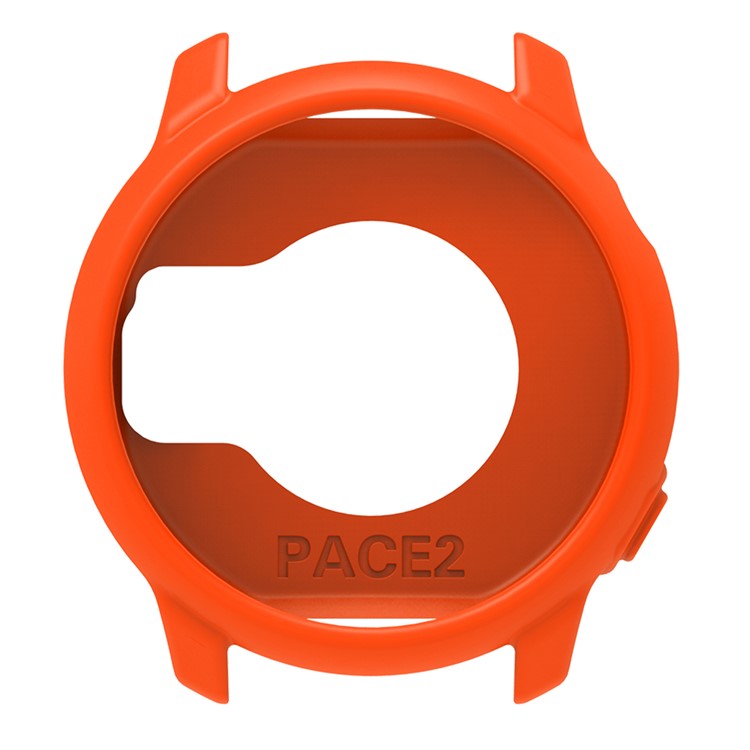 For Coros Pace 2 Watch Case Cover Shockproof Soft Silicone Protective Cover - Orange