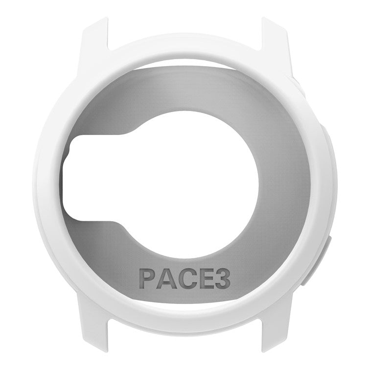 For Coros Pace 3 Watch Case Cover Shockproof Soft Silicone Protective Cover - White