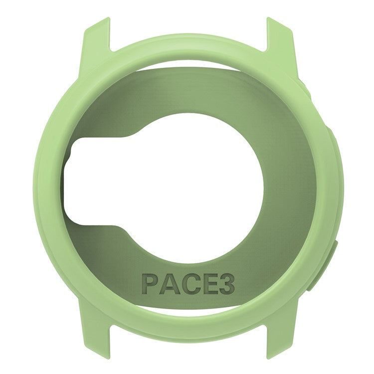 For Coros Pace 3 Watch Case Cover Shockproof Soft Silicone Protective Cover - Matcha Green