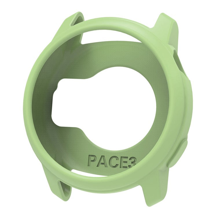 For Coros Pace 3 Watch Case Cover Shockproof Soft Silicone Protective Cover - Matcha Green