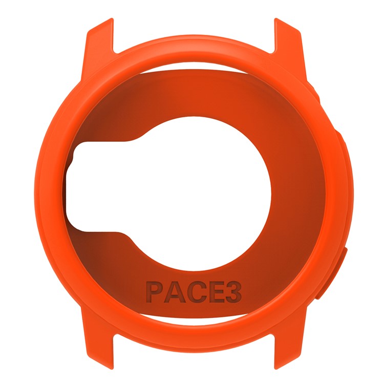 For Coros Pace 3 Watch Case Cover Shockproof Soft Silicone Protective Cover - Orange