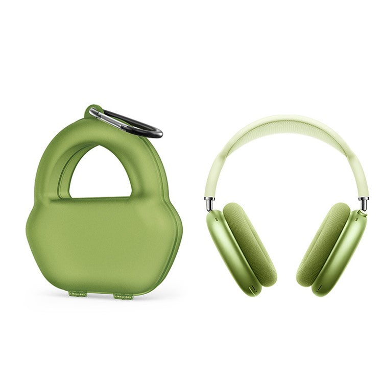 For AirPods Max 2024 (USB-C) / Max Portable Travel Headset Carry Bag Bluetooth Headphone Storage Case - Green