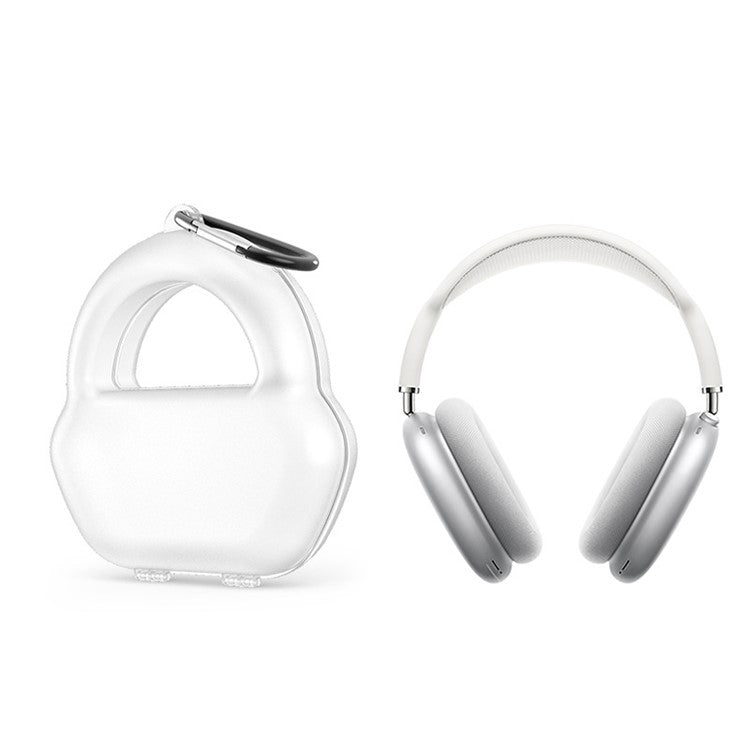 For AirPods Max 2024 (USB-C) / Max Portable Travel Headset Carry Bag Bluetooth Headphone Storage Case - White