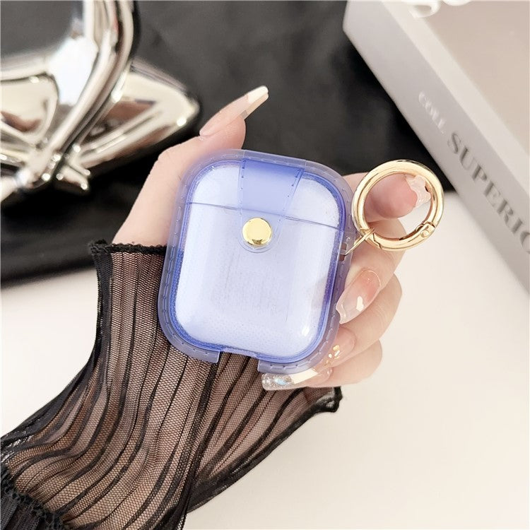 For Apple AirPods with Charging Case (2016) / (2019) / Apple AirPods with Wireless Charging Case (2019) Protective Cover - Blue