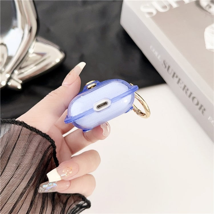 For Apple AirPods with Charging Case (2016) / (2019) / Apple AirPods with Wireless Charging Case (2019) Protective Cover - Blue