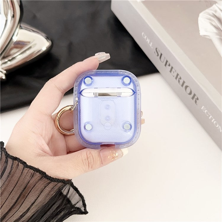 For Apple AirPods with Charging Case (2016) / (2019) / Apple AirPods with Wireless Charging Case (2019) Protective Cover - Blue