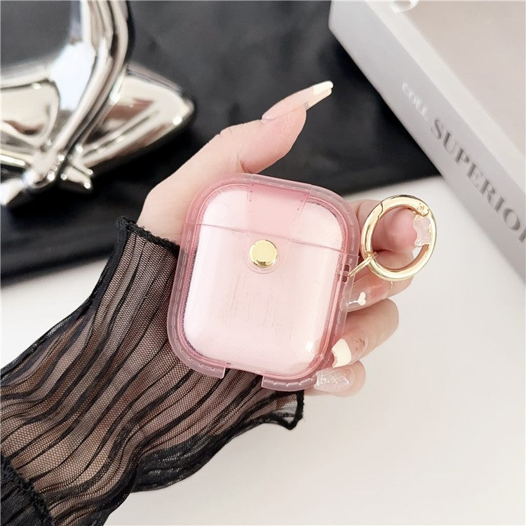 For Apple AirPods with Charging Case (2016) / (2019) / Apple AirPods with Wireless Charging Case (2019) Protective Cover - Pink