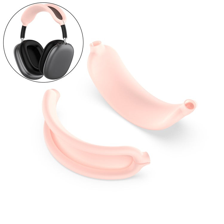 Silicone Headphone Headband Cover Replacement Cushion for AirPods Max 2 / AirPods Max - Pink