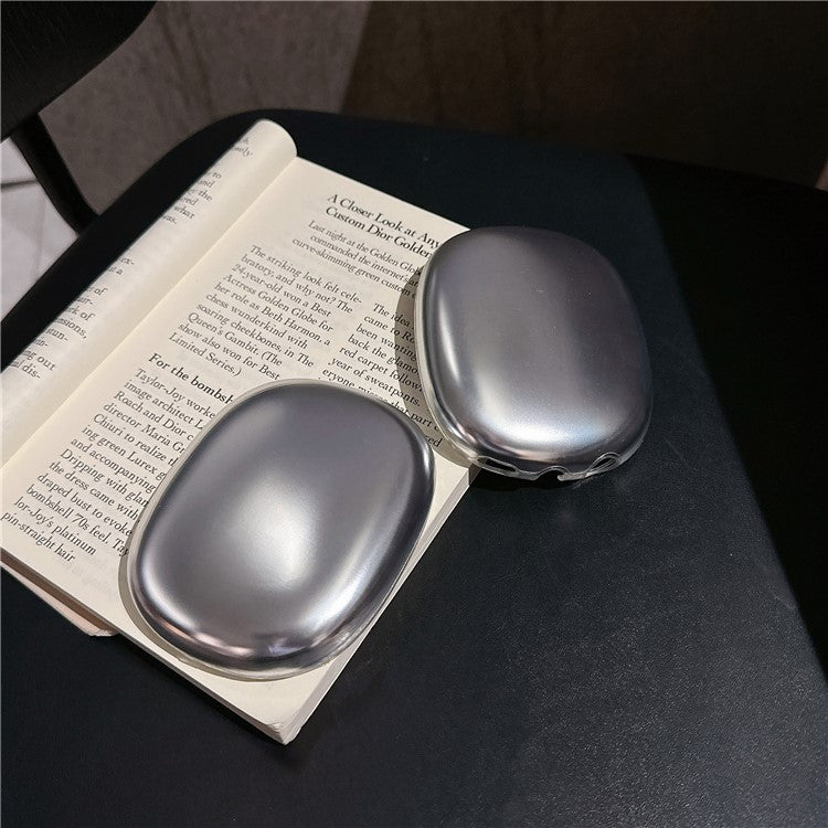 For AirPods Max 2024 (USB-C) / Max 1 Pair Electroplating TPU Earmuff Shell Headphone Protective Cover