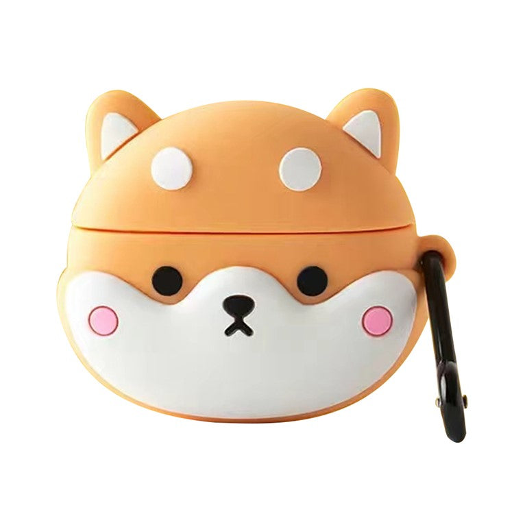 For Apple AirPods with Wireless Charging Case (2019) / AirPods with Charging Case (2019) / (2016) Cute Cartoon Silicone Cover - Dog