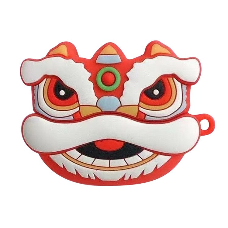 For Samsung Galaxy Buds2 Pro Cartoon Shape Earphone Cover Silicone Case - Lion Dance