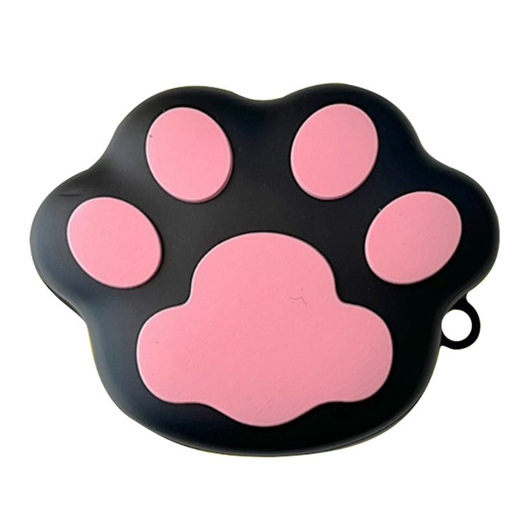 For Samsung Galaxy Buds2 Pro Lovely Cartoon Bluetooth Earphone Silicone Anti-Drop Cover - Black Cat Paw