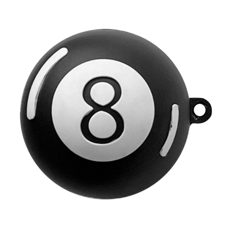 For Samsung Galaxy Buds2 Pro Lovely Cartoon Bluetooth Earphone Silicone Anti-Drop Cover - Number 8 Black Ball