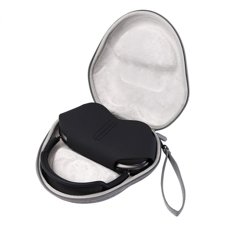 Portable Anti-Scratch Headphone Protective Case Headset Carrying Bag for AirPods Max 2024 (USB-C) / Max