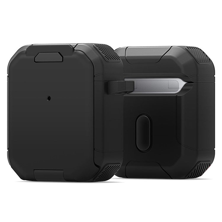 DUX DUCIS PECF Series For Apple AirPods with Charging Case (2016) / (2019) / AirPods with Wireless Charging Case (2019) Earphone Cover - Black