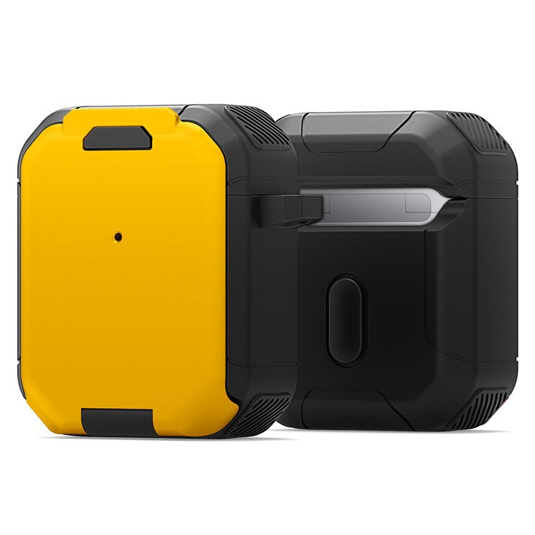 DUX DUCIS PECF Series For Apple AirPods with Charging Case (2016) / (2019) / AirPods with Wireless Charging Case (2019) Earphone Cover - Yellow