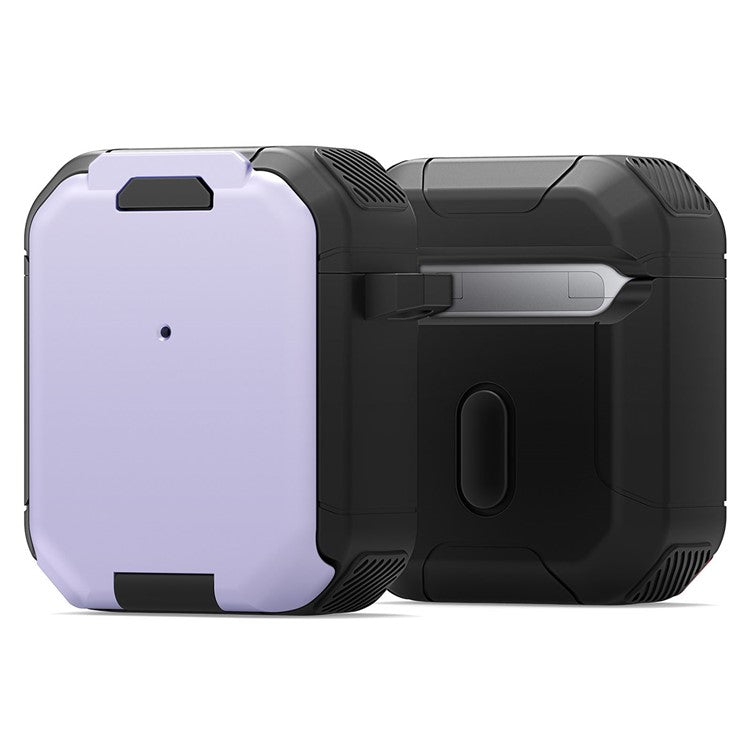 DUX DUCIS PECF Series For Apple AirPods with Charging Case (2016) / (2019) / AirPods with Wireless Charging Case (2019) Earphone Cover - Purple