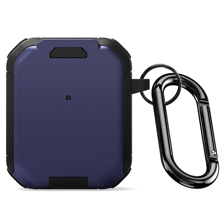 DUX DUCIS PECF Series For Apple AirPods with Charging Case (2016) / (2019) / AirPods with Wireless Charging Case (2019) Earphone Cover - Navy Blue