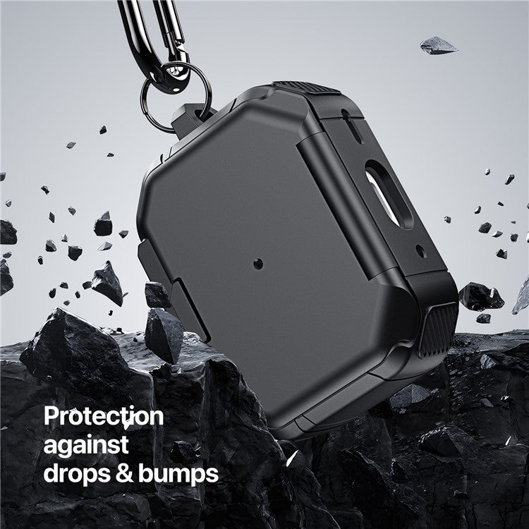 DUX DUCIS PECF Series For Apple AirPods 3 Anti-Scratch PC+TPU Headset Protector Case Earphone Cover - Black