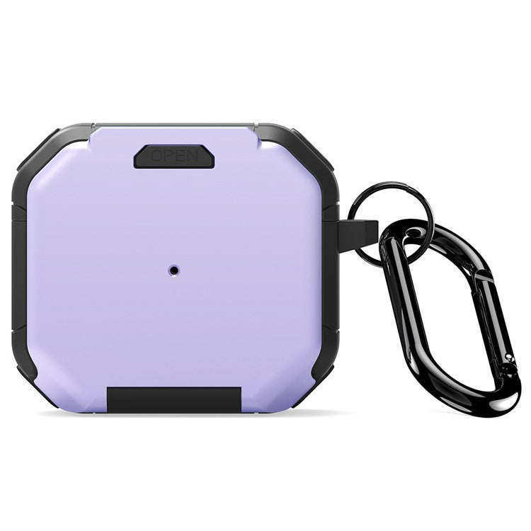 DUX DUCIS PECF Series For Apple AirPods 3 Anti-Scratch PC+TPU Headset Protector Case Earphone Cover - Purple