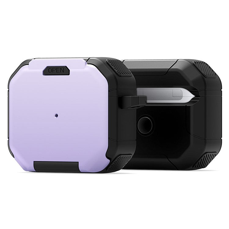 DUX DUCIS PECF Series For Apple AirPods 3 Anti-Scratch PC+TPU Headset Protector Case Earphone Cover - Purple