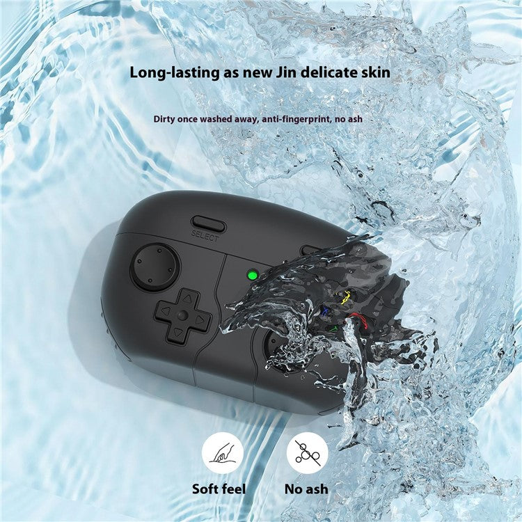 For Sony WF-1000XM5 Game Console Design Bluetooth Earphone Cover Liquid Silicone Anti-Drop Case - Dark Grey