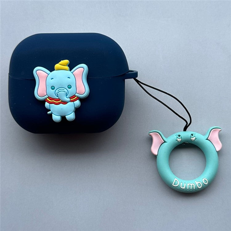 For Samsung Galaxy Buds3 Pro / Buds3 Bluetooth Earphone Silicone Cover Lovely Cartoon Sleeve - Style S