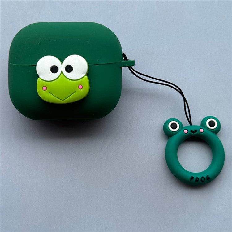 For Samsung Galaxy Buds3 Pro / Buds3 Bluetooth Earphone Silicone Cover Lovely Cartoon Sleeve - Style W