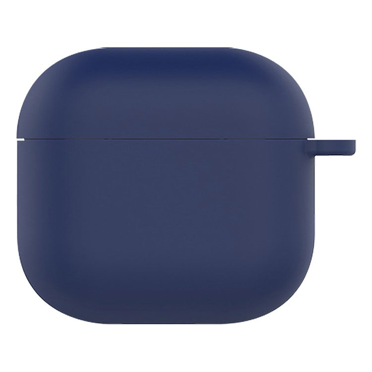 For AirPods 4 Silicone Case Soft Wireless Earbud Organizer Cover - Dark Blue