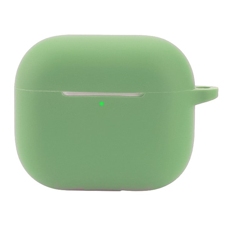 For AirPods 4 Case Bluetooth Earphone Silicone Case Earbud Protective Cover - Matcha Green