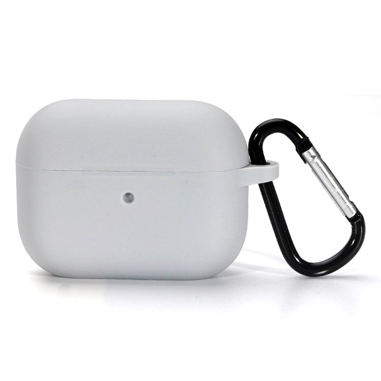 Bulk Purchasing For AirPods Pro 2 Silicone Case with Carabiner Bluetooth Earphone Protective Cover - Grey