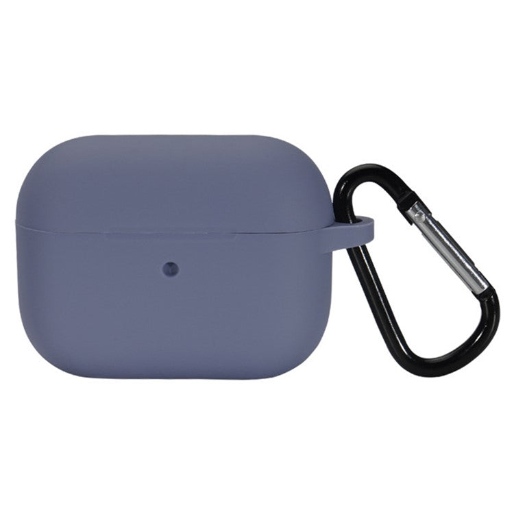 Bulk Purchasing For AirPods Pro 2 Silicone Case with Carabiner Bluetooth Earphone Protective Cover - Grey Blue