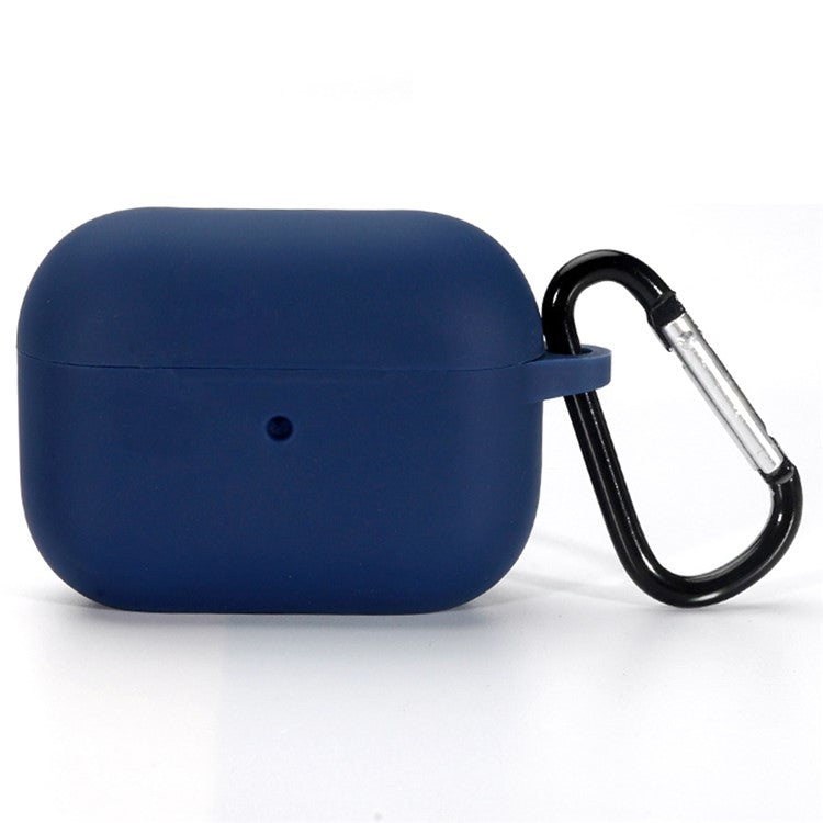 Bulk Purchasing For AirPods Pro 2 Silicone Case with Carabiner Bluetooth Earphone Protective Cover - Midnight Blue