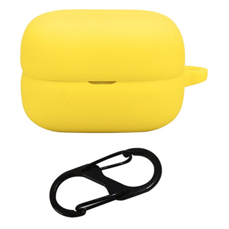 For Sony LinkBuds Open WF-L910 Case Bluetooth Earbud Silicone Cover with Anti-Lost Buckle - Yellow