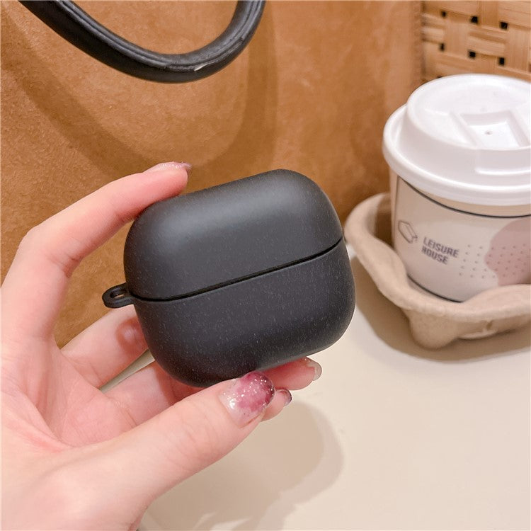 For Samsung Galaxy Buds3 Pro / Buds3 Case Bluetooth Earphone Hard PC Dropproof Matte Cover - Black