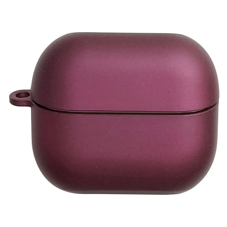 For Samsung Galaxy Buds3 Pro / Buds3 Case Bluetooth Earphone Hard PC Dropproof Matte Cover - Wine Red