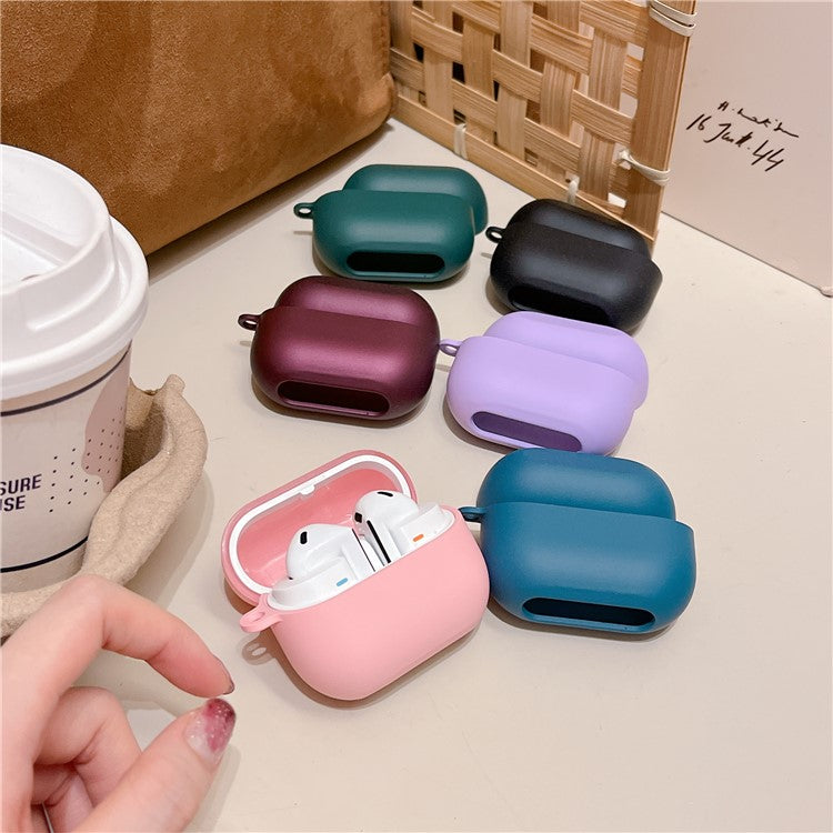 For Samsung Galaxy Buds3 Pro / Buds3 Case Bluetooth Earphone Hard PC Dropproof Matte Cover - Wine Red