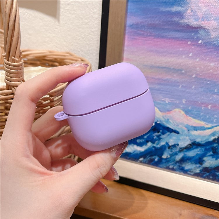 For Samsung Galaxy Buds3 Pro / Buds3 Case Bluetooth Earphone Hard PC Dropproof Matte Cover - Purple