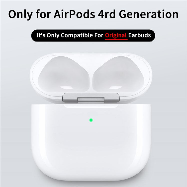 For Apple AirPods 4 Charging Case Bluetooth Earphone USB-C Port Wireless Charging Box