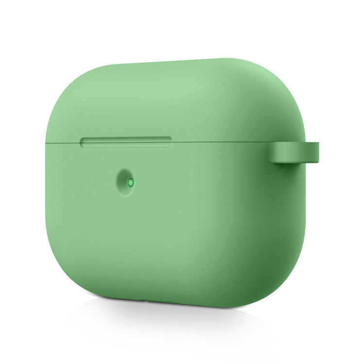 Thick Silicone Cover Case Bluetooth Earphones Protector for Apple AirPods Pro - Mint Green