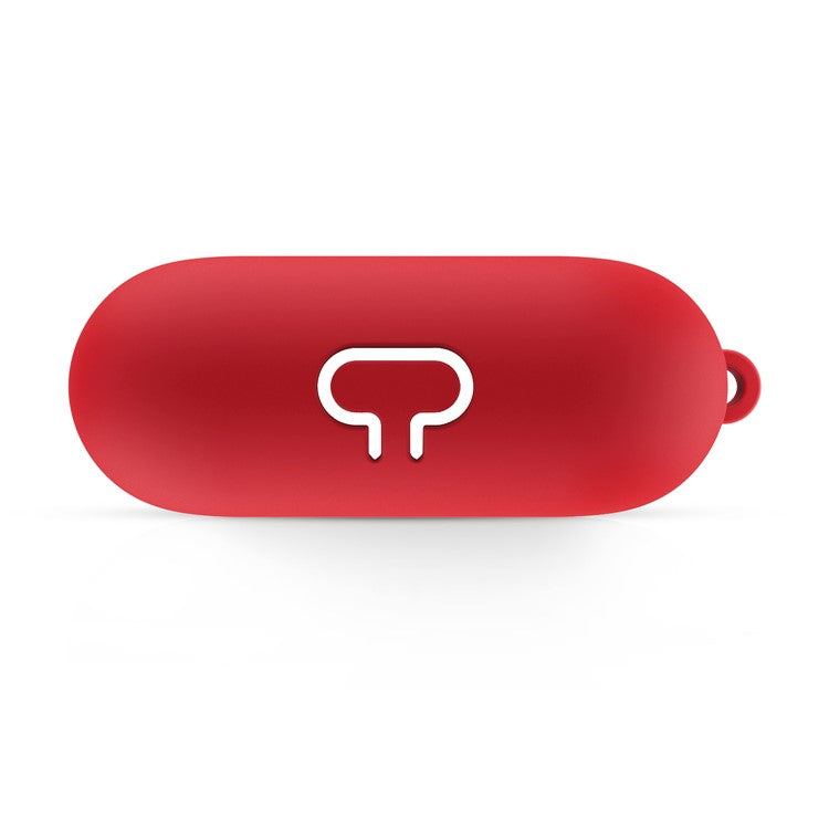 Thick Silicone Cover Case Bluetooth Earphones Protector for Apple AirPods Pro - Red