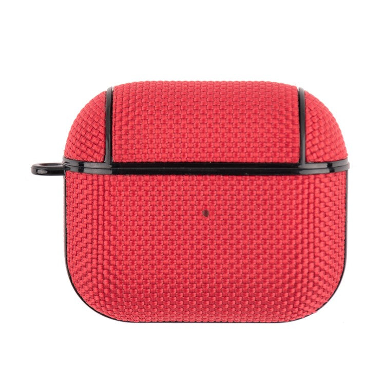 Waterproof Nylon Protector Case Cover for Apple AirPods 3 - Red