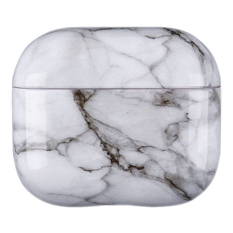 Marble Pattern Dust-proof Hard PC Earphone Charging Box Protective Case Anti-fall Cover for Apple AirPods 3 - S03