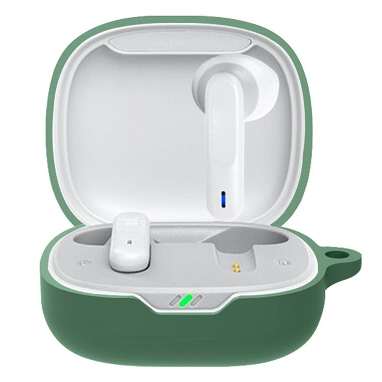 Silicone Sleeve for JBL W300 TWS Earphone Charging Bin Silicone Anti-scratch Headset Protection Case - Green