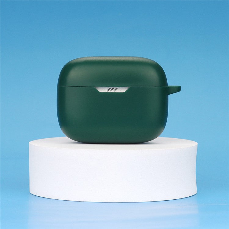 Silicone Sleeve for JBL T230NC TWS Earphone Charging Bin Silicone Headset Anti-fall Protective Case - Green