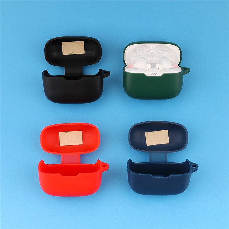 Silicone Sleeve for JBL T230NC TWS Earphone Charging Bin Silicone Headset Anti-fall Protective Case - Green